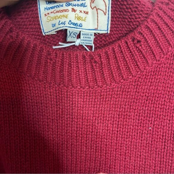 Sandrine Rose Boys Don't Cry Cashmere Sweater - Wine Red
NWT XS - Picture 6 of 10